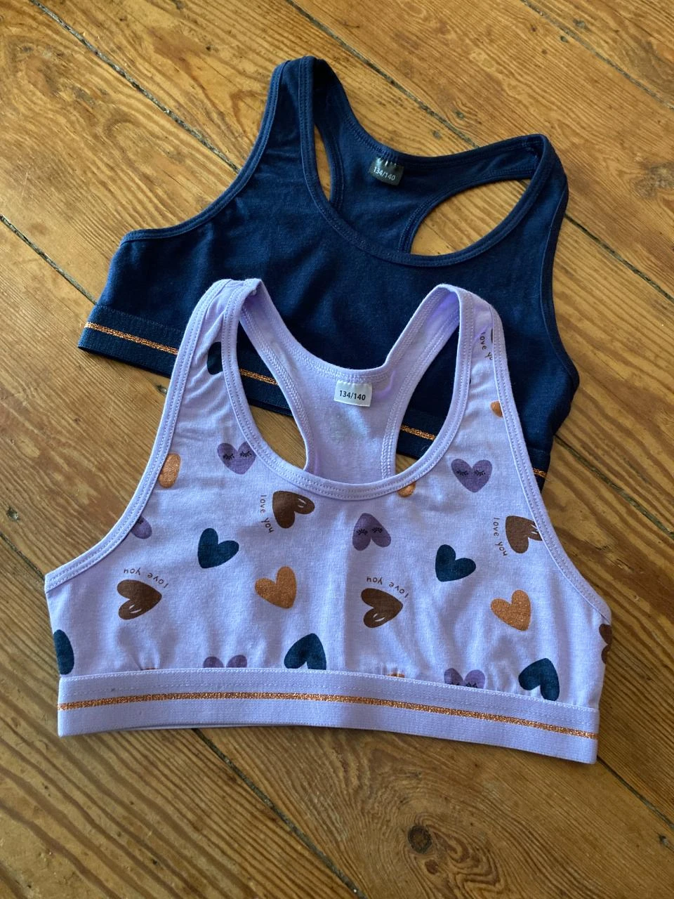 Lot 2 brassières Zeeman neuves 9-10 ans
